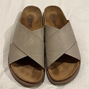 Free People Cork Sandals